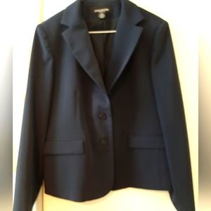 Jones of NY Blue 3 button womens blazer Size12Petite